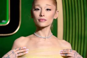 Ariana Grande attends the "Wicked: Part One" UK Premiere at The Royal Festival Hall on November 18, 2024 in London, England.