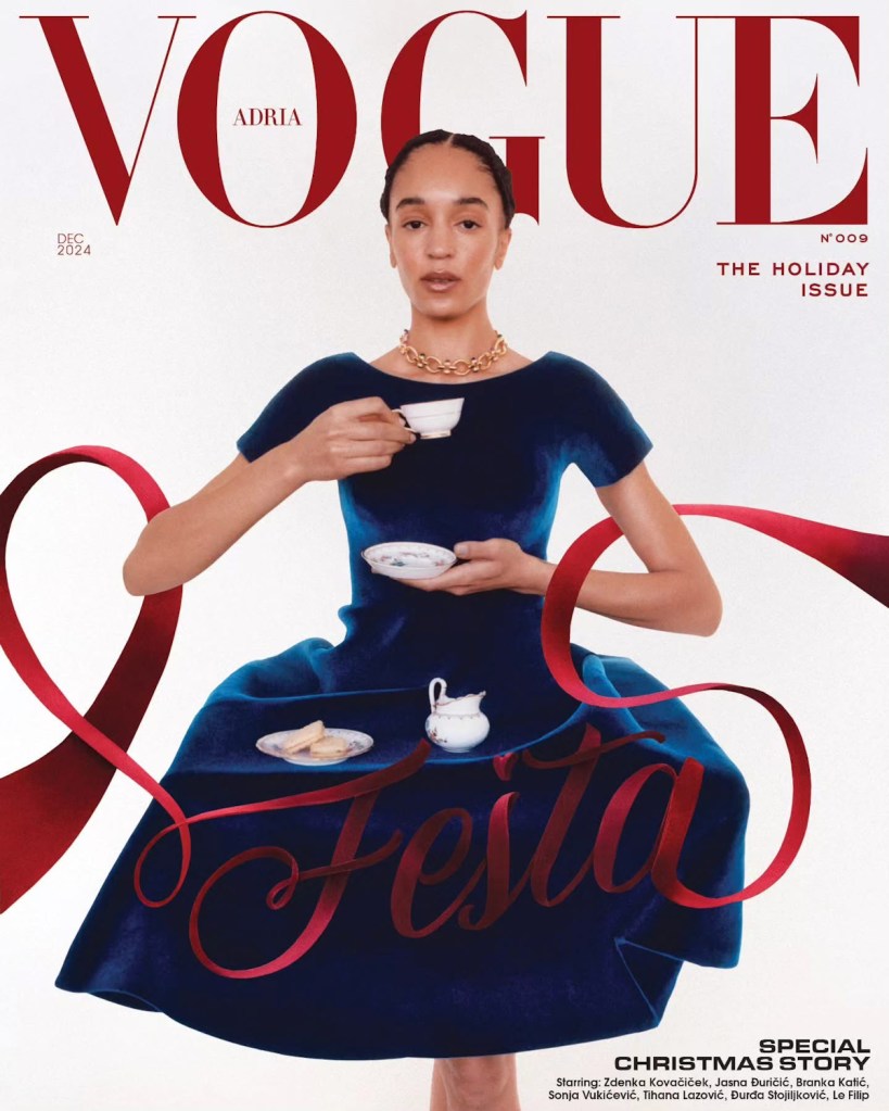 Vogue Adria December 2024 : Indira Scott by Nick Thompson 