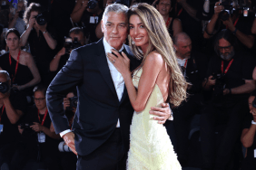George Clooney and Amal Clooney attend the Venice International Film Festival World Premiere at Palazzo del Cinema on September 01, 2024 in Venice, Italy
