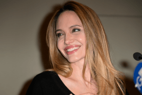 Angelina Jolie Torino Film Festival fall fashion trench coat pencil skirt