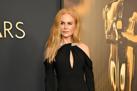 Nicole Kidman in Black Backless Gown for Award Night